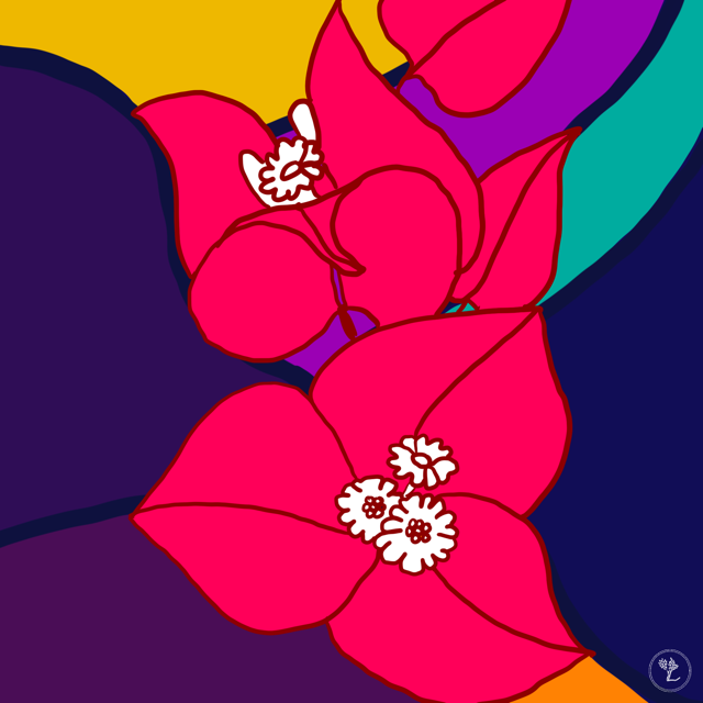 Lianna Adams_Bougainvillea_POPART_1 Medium